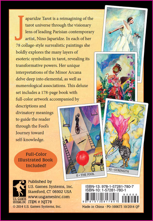 Nino Japaridze - Japaridze Tarot - title page - 2014 Deluxe Box Set with Tarot Deck and Book